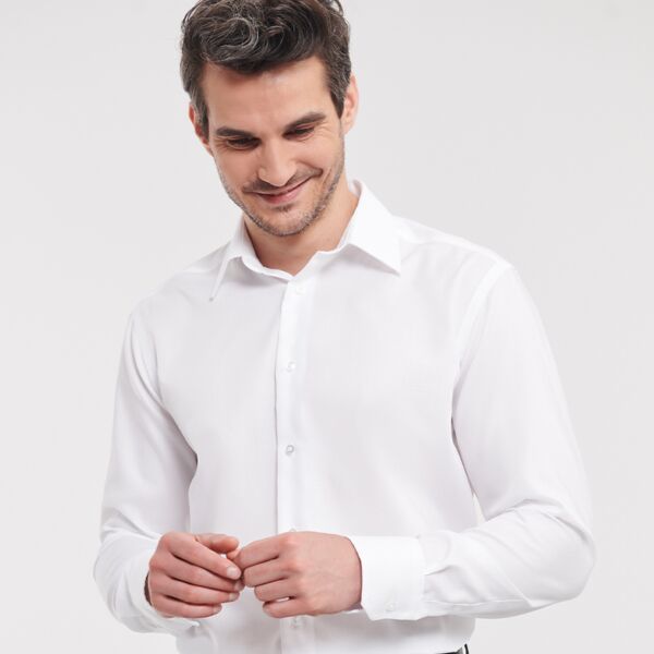 Russell Collection Long Sleeve Tailored Ultimate Non-Iron Shirt Thumbnail
